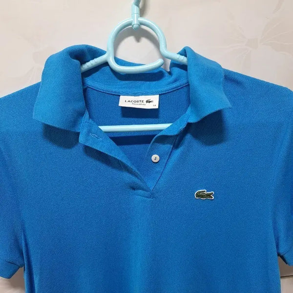 [BUNJANG] Lacoste Blue Polo Shirt M / 라코스테 카라티 블루 M