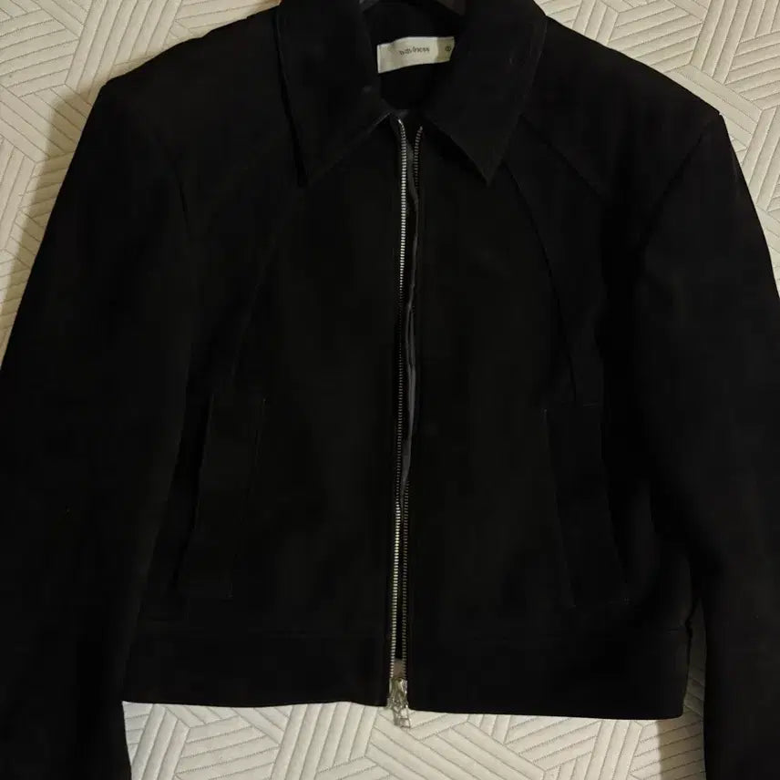 [BUNJANG] Waveness Suede Surge Cropped Jacket Size 1 / 웨이비니스 스웨이드 서지 크롭 자켓 (1사이즈)