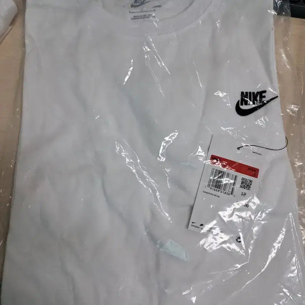 [BUNJANG] Nike White Cotton T-Shirt / 나이키 화이트 정품 반팔 면티 공용 L, S