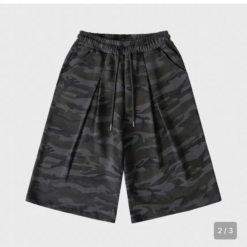 [BUNJANG] Rockcake Camo Bermuda Shorts / 락케이크 카모 팬츠