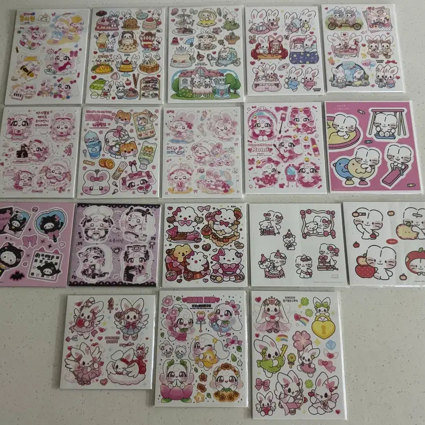 [BUNJANG] 18 Sets of Ins Stickers Bundle / 포용 인스 18세트 일괄 판매