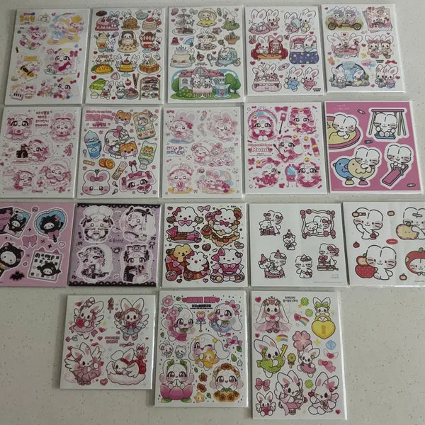 [BUNJANG] 18 Sets of Ins Stickers Bundle / 포용 인스 18세트 일괄 판매