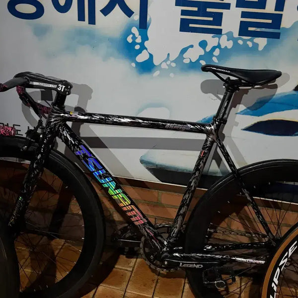 [BUNJANG] Velodott M Size Bicycle Frame and Components / 쓰나미 불꽃 그레이 판매