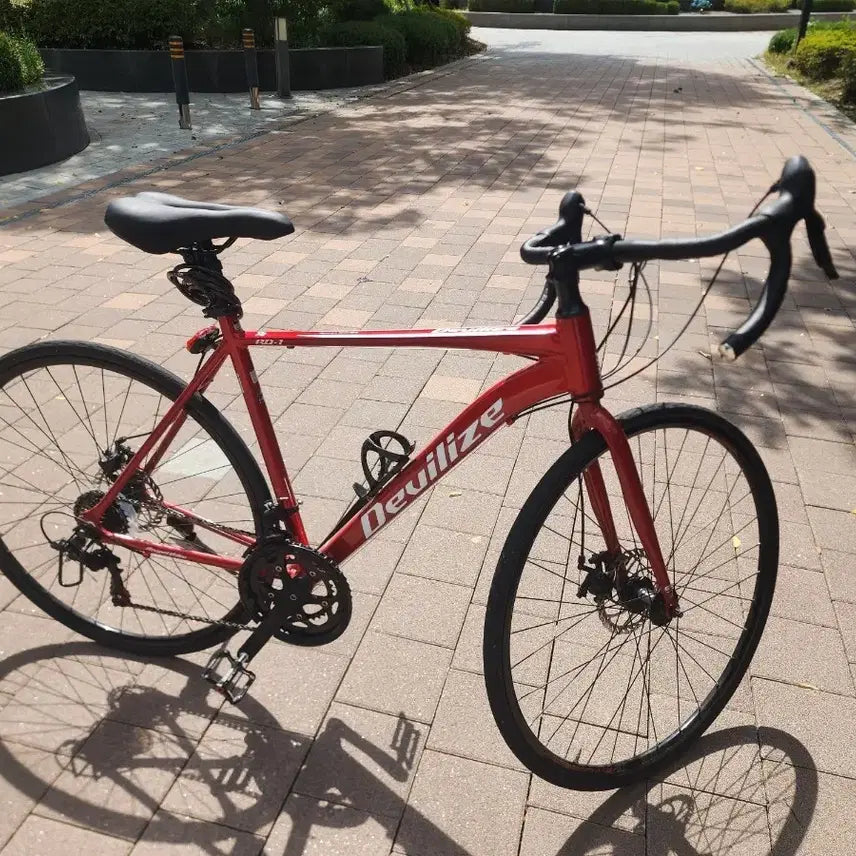 [BUNJANG] Devillize Road Bicycle - Red, Disc Brake / 데빌라이즈 로드