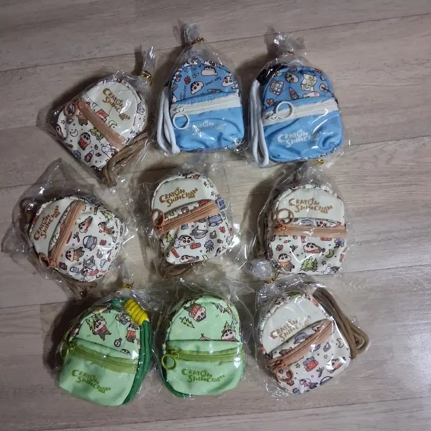 [BUNJANG] Crayon Shin-chan Mini Backpack Pouch Keychain Set / 크레용 신짱 미니 백팩 파우치  키링 3개골라서(무료배송)