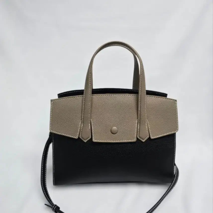 [BUNJANG] Genuine Leather Tote Crossbody Bag / 소가죽 여성가방 토트크로스백 새것 선물용