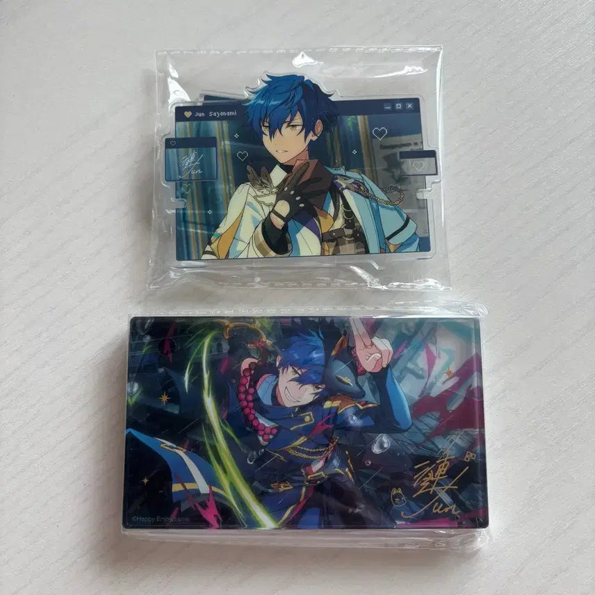 [BUNJANG] Ensemble Stars Eden Jun Chinese Ver. Acrylic Block Bundle Set / 일괄) 앙스타 에덴 쥰 중스타 아크릴블럭 크로스