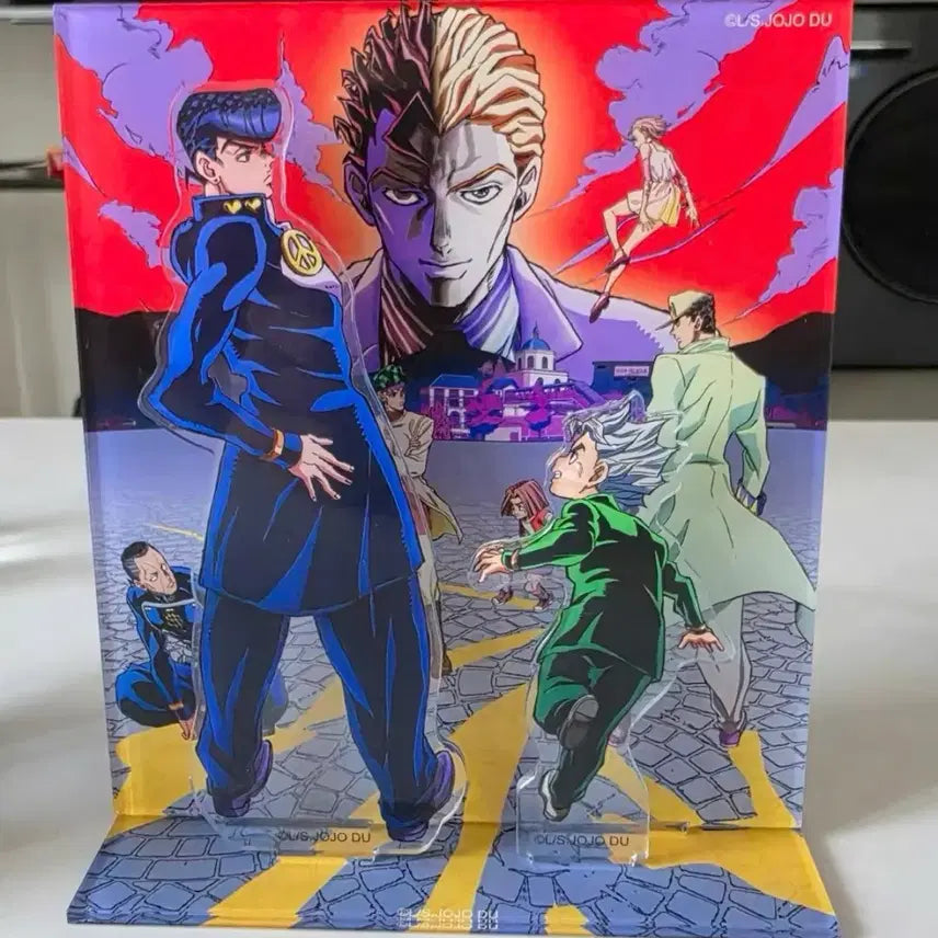 [BUNJANG] JoJo's Bizarre Adventure Part 4 Diamond is Unbreakable Acrylic Stand Set / 죠죠의 기묘한 모험 4부 다이아몬드는 부서지지 않아 배경보드 세트 아크릴 스탠드 미개봉