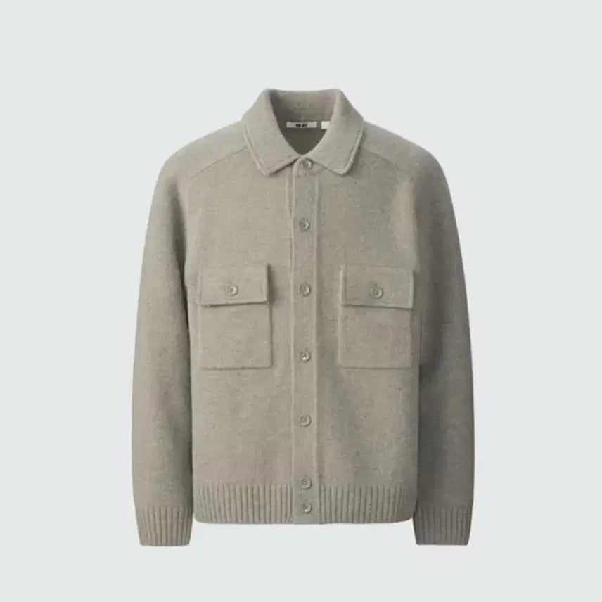 [BUNJANG] Uniqlo U Lambswool Knit Jacket M / 유니클로U램스울 니트 자켓 M