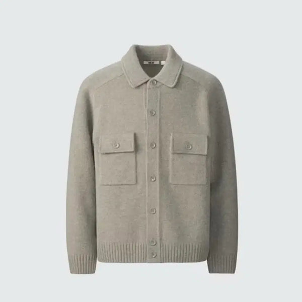 [BUNJANG] Uniqlo U Lambswool Knit Jacket M / 유니클로U램스울 니트 자켓 M