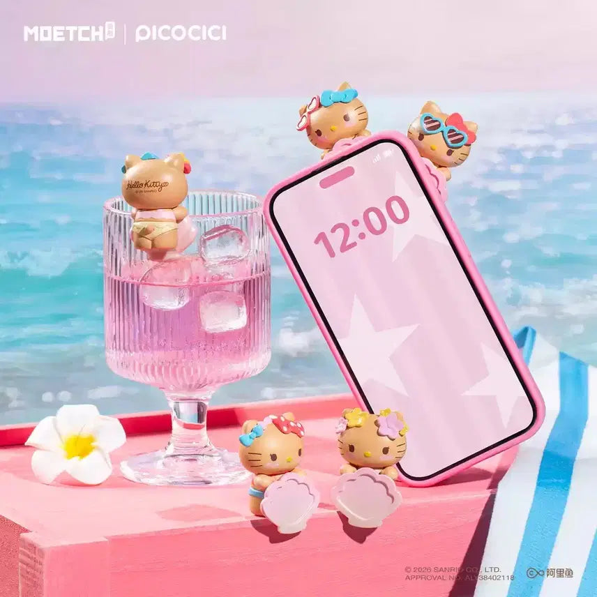 [BUNJANG] Sanrio Tanning Hello Kitty Plush Keychain / [정품/신상/미사용] 산리오 태닝키티 히퍼 (개별가격)