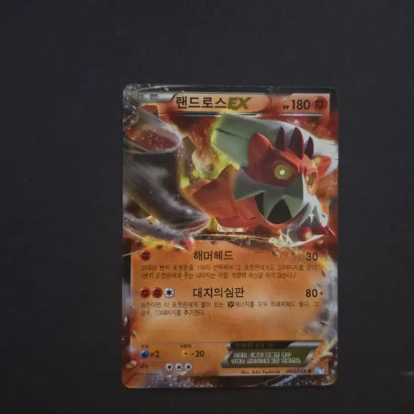 [BUNJANG] Landorus EX Pokemon Card / 랜드로스 EX 포켓몬 카드