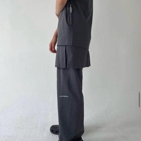 [BUNJANG] Jichoi Graphite Skirt Pants / 지초이 스커트팬츠 그래파이트 3