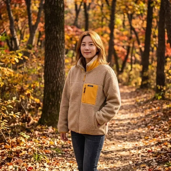 [BUNJANG] MONUMENTS Fleece Jacket Beige L / MONUMENTS 플리스 자켓 베이지 L 거의 새것