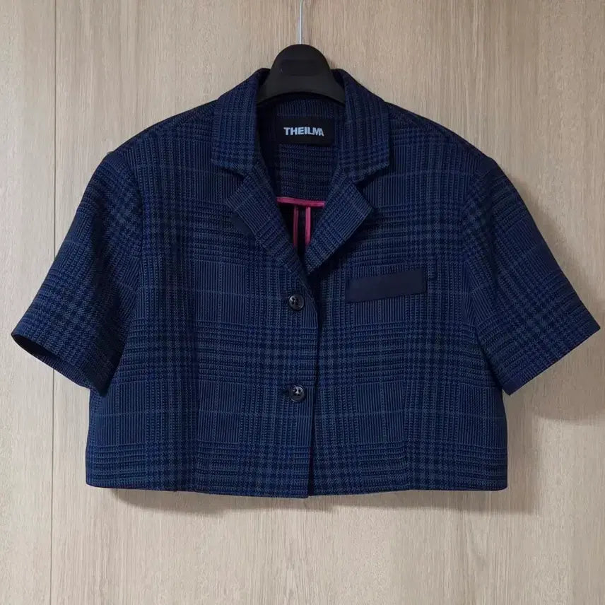 [BUNJANG] Theilma Check Crop Jacket / 더일마 체크 크롭자켓