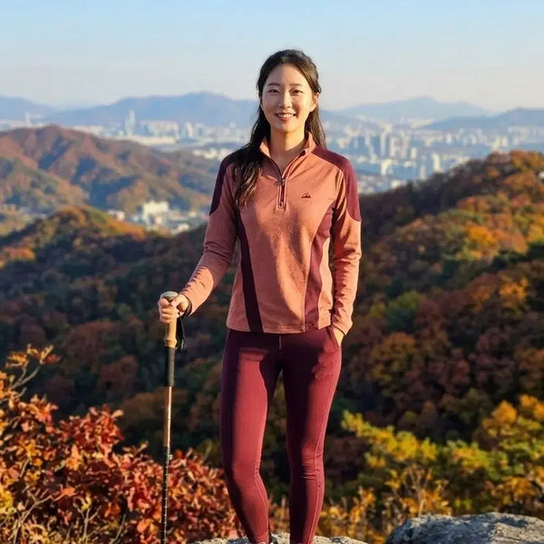 [BUNJANG] Outdoor Functional Zip-Up T-Shirt Size 95 / 아웃도어 기능성 집업 티셔츠 95