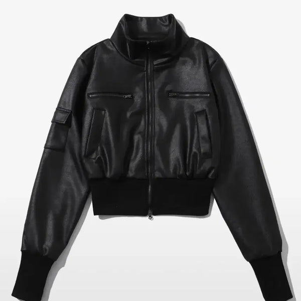 [BUNJANG] Mischief Vintage Suede Two-Way Jacket / 어니브 빈티지 스웨이드 투웨이 자켓 가죽 레더 미스치프 글로니