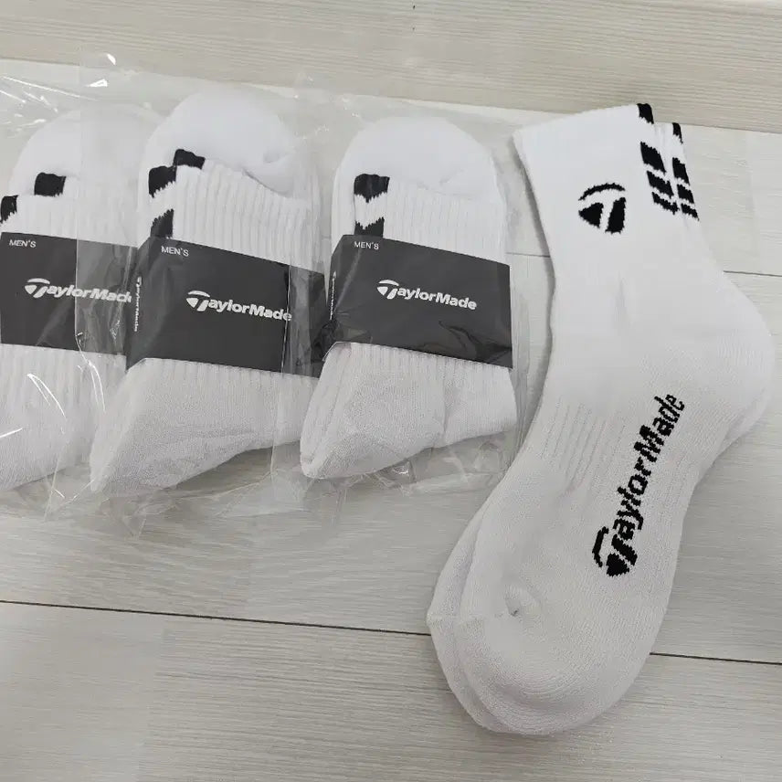 [BUNJANG] TaylorMade Golf Men's Socks 4-Pair Pack / 테일러메이드 골프 남자양말 4켤레 [새상품]