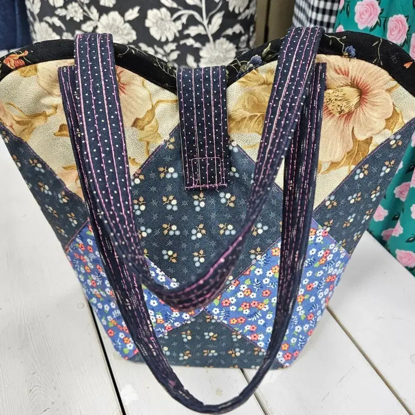 [BUNJANG] Flower Quilting Tote Bag / Shoulder Bag / [새상품]퀼팅 토트백/숄더백