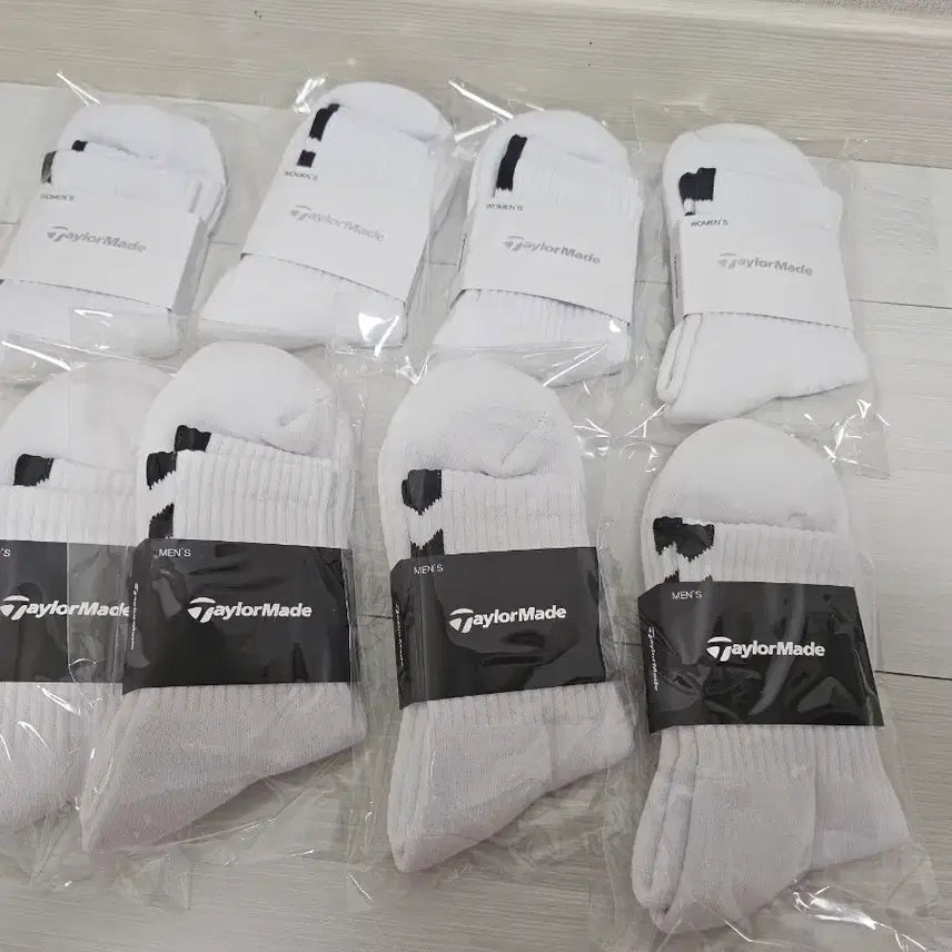 [BUNJANG] TaylorMade Golf Socks 8-Pair Pack / 테일러메이드 골프 남여양말 8켤레 [새상품]