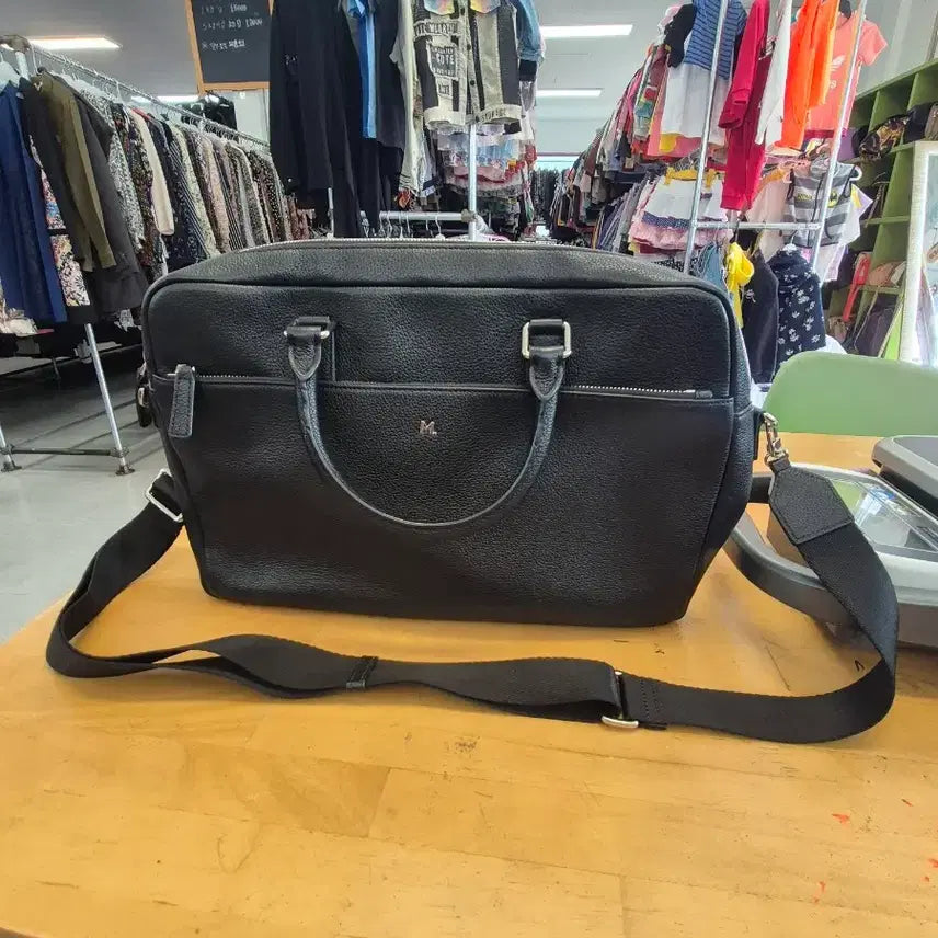 [BUNJANG] Metrocity Men's Leather Briefcase/Document Bag / 메트로시티(METROCITY) 남성 가죽 브리프케이스/서류가방(품번: M221PO2010ZF)