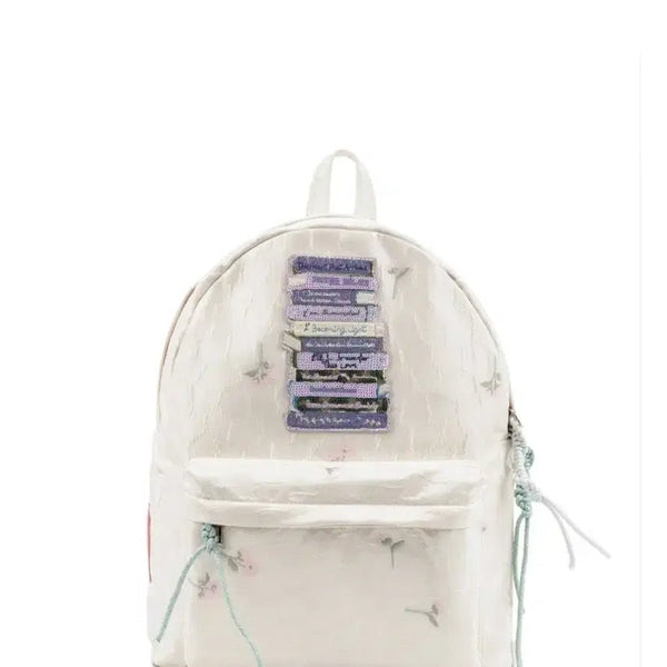 [BUNJANG] Entrev Flower Book Backpack / 구함) 앙트레브 앙트레브 플라워북 백팩