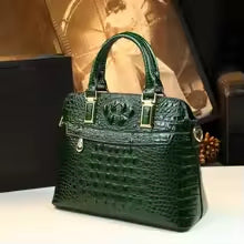 [BUNJANG] Women's Crocodile Pattern Tote Bag / 여성 크로커 패턴 토트백