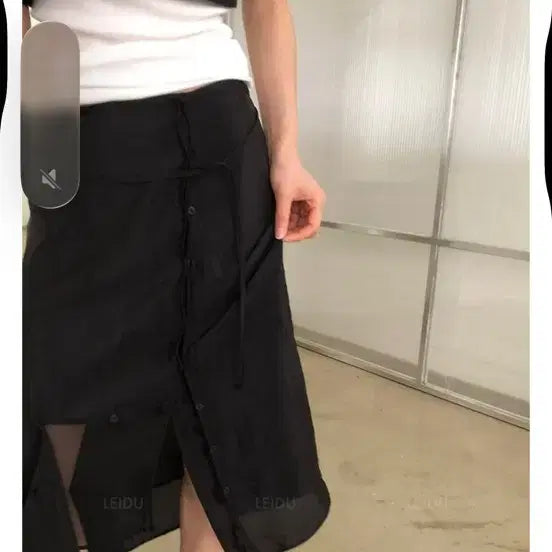 [BUNJANG] Lakeside Studio Ruby Skirt Black S / 레이크사이드스튜디오 루비 스커트 블랙 S
