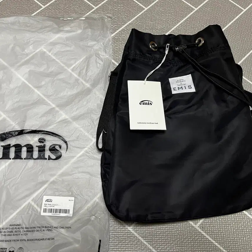 [BUNJANG] Emis Mini Backpack Black / 이미스 미니 백팩(새상품)
