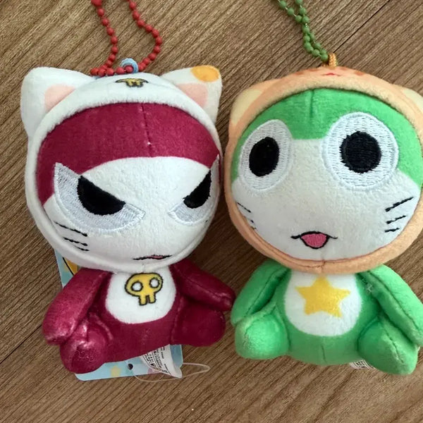 [BUNJANG] Keroro Cat Giroro Nui (Chibi Mini Doll Keychain) Bundle Set / 일괄) 고양이 케로로 기로로 누이 네코 치비 꼬마 인형 키링
