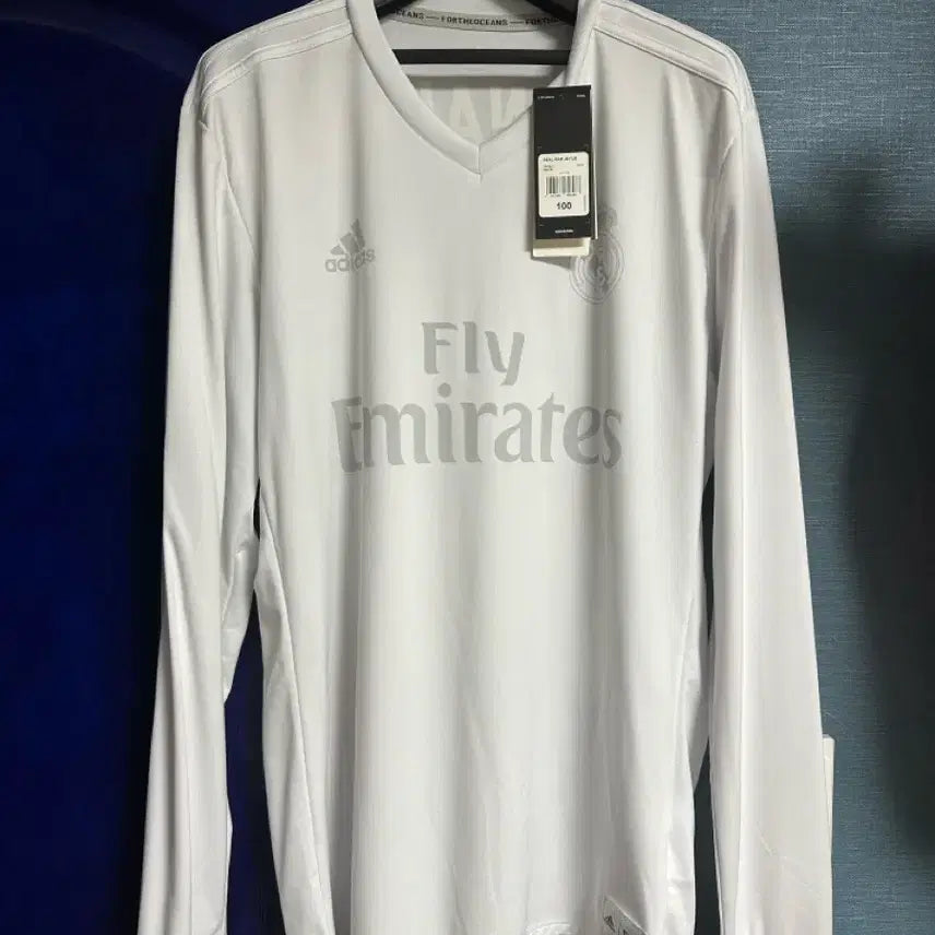 [BUNJANG] Real Madrid 2016-17 Cristiano Ronaldo Long-Sleeve Authentic Jersey (Size 100) / [100] 16-17 레알 팔리 긴팔 호날두 유니폼 택채 새상품