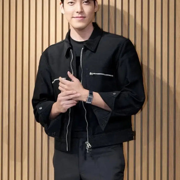 [BUNJANG] Richad Tom Ford Kim Woo-bin Brushed Blouson Jacket L / 리치클래드 톰포드 김우빈 브러쉬드 블루종 L