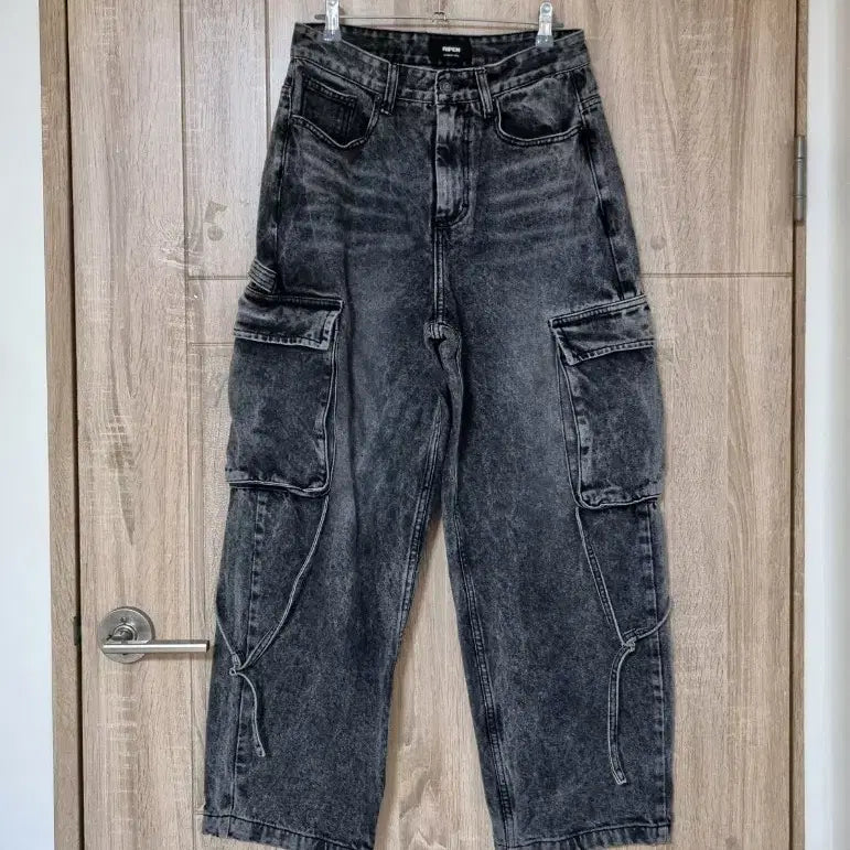 [BUNJANG] Re-pen Cargo Denim Pants / 리펜 카고 데님팬츠