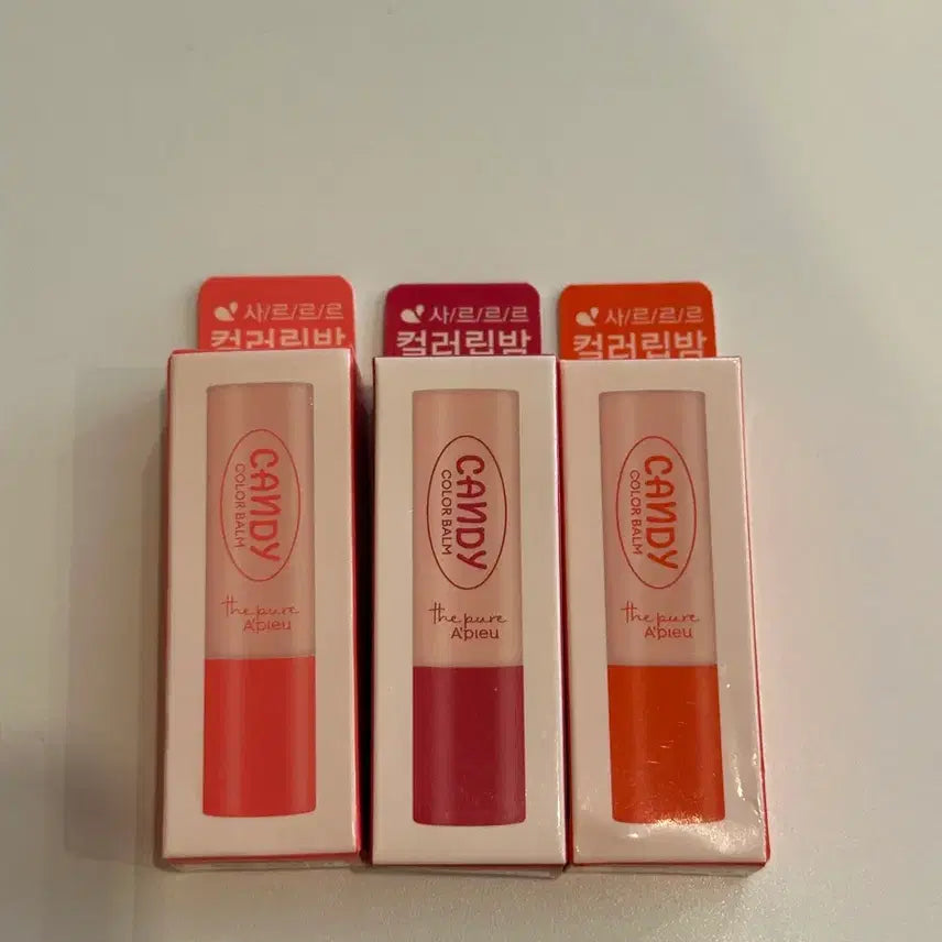 [BUNJANG] Apieu The Pure Candy Balm 01/02/03 Sealed / 미개봉)어퓨 더퓨어 캔디 컬러밤 01/02/03