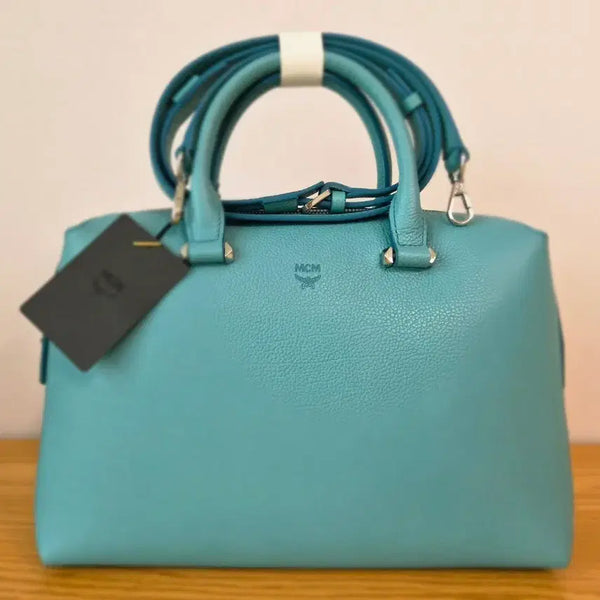 [BUNJANG] MCM Mint Tote Bag / MCM 토트백 민트색