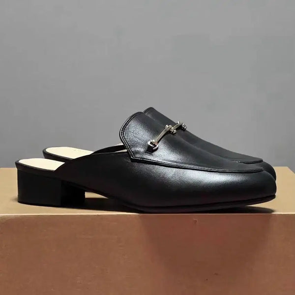 [BUNJANG] Esquire Leather Sandals Black Size 235 / 에스콰이아 소가죽 샌들 230 [새상품]