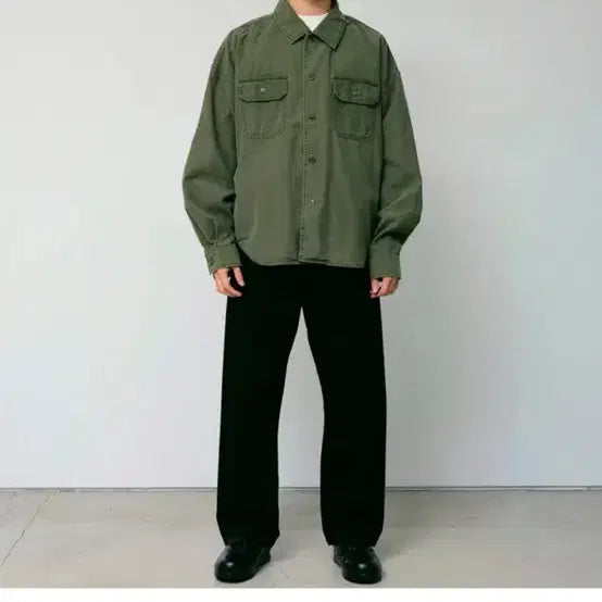 [BUNJANG] REMI RELIEF Wide Military Shirt / [XL] 레미릴리프 REMI RELIEF WIDE MILITARY SHIRT