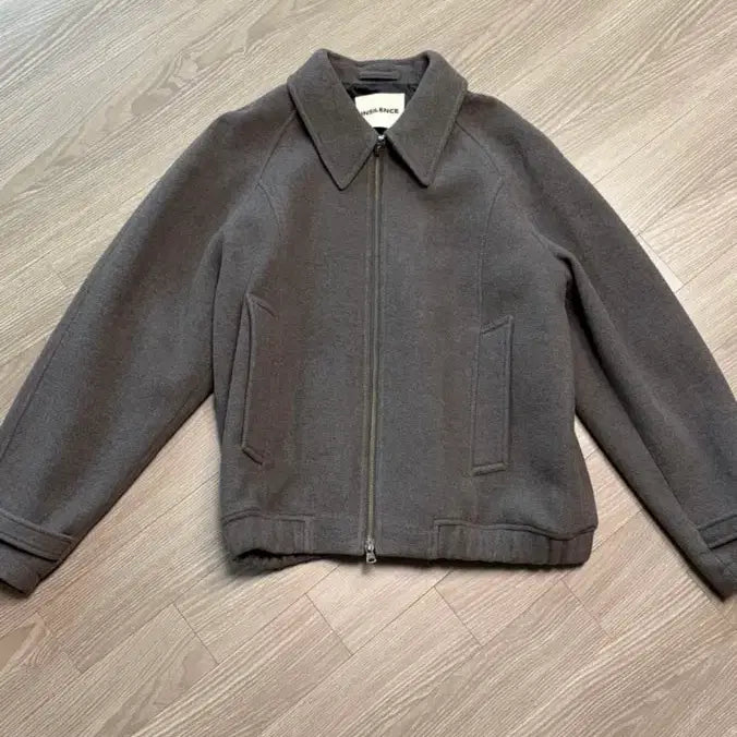 [BUNJANG] Insilence Soft Wool Raglan Blouson Grey Brown / 인사일런스 소프트 울 래글런 블루종 GREY BROWN
