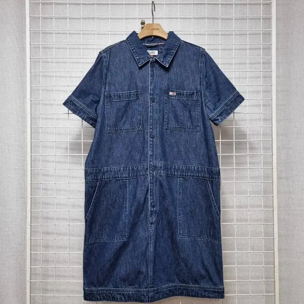 [BUNJANG] Tommy Hilfiger Denim Dress / 타미힐피거 청원피스 데님원피스 44.55(최상)