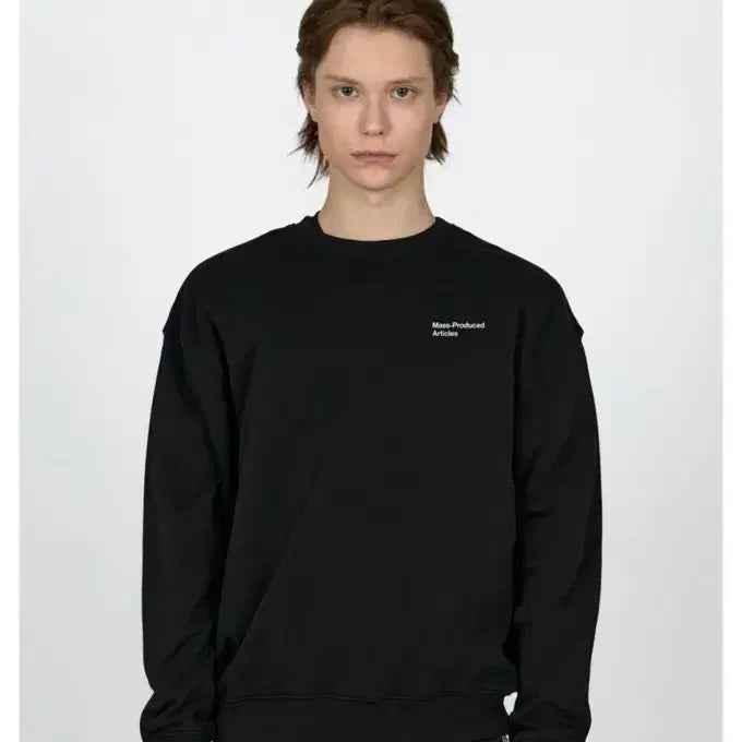 [BUNJANG] Plastic Product Sweatshirt Black / 플라스틱 프로덕트 스웻셔츠 블랙