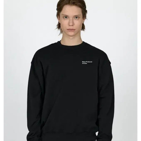 [BUNJANG] Plastic Product Sweatshirt Black / 플라스틱 프로덕트 스웻셔츠 블랙