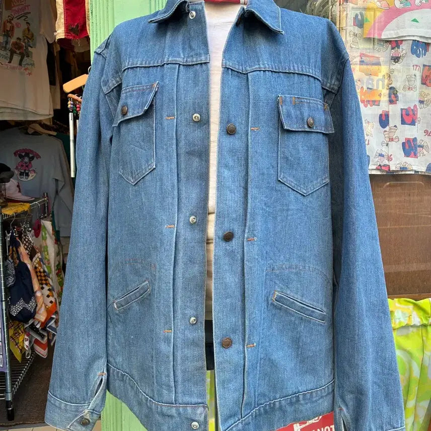 [BUNJANG] 70s JCPenney Indigo Denim Shirt Jacket / 70s JCPenney Indigo Denim Jacket