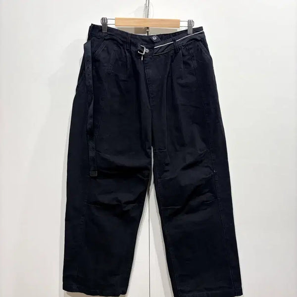 [BUNJANG] Andersson Bell Webbing Belt Wide Denim Pants / 앤더슨벨 웨빙 벨트 와이드 데님 팬츠