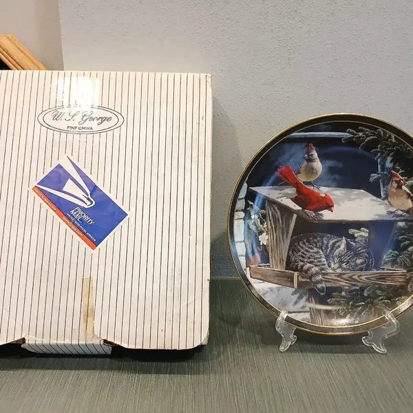 [BUNJANG] Wild Wings Gold Plate with Easel / 와일드윙즈 금장플레이트(이젤포함)