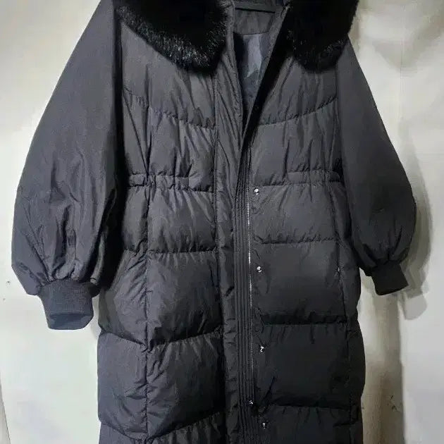 [BUNJANG] Sisley Fox Fur Goose Down Long Padding Coat / 시슬리 폭스퍼 구스 롱패딩