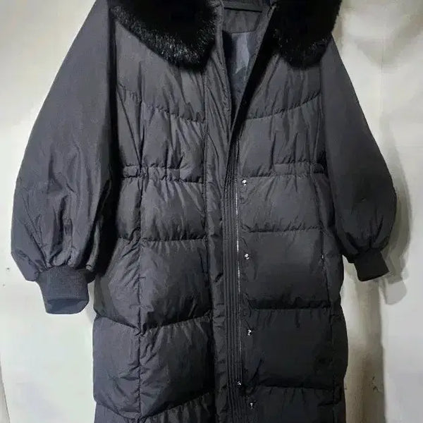 [BUNJANG] Sisley Fox Fur Goose Down Long Padding Coat / 시슬리 폭스퍼 구스 롱패딩