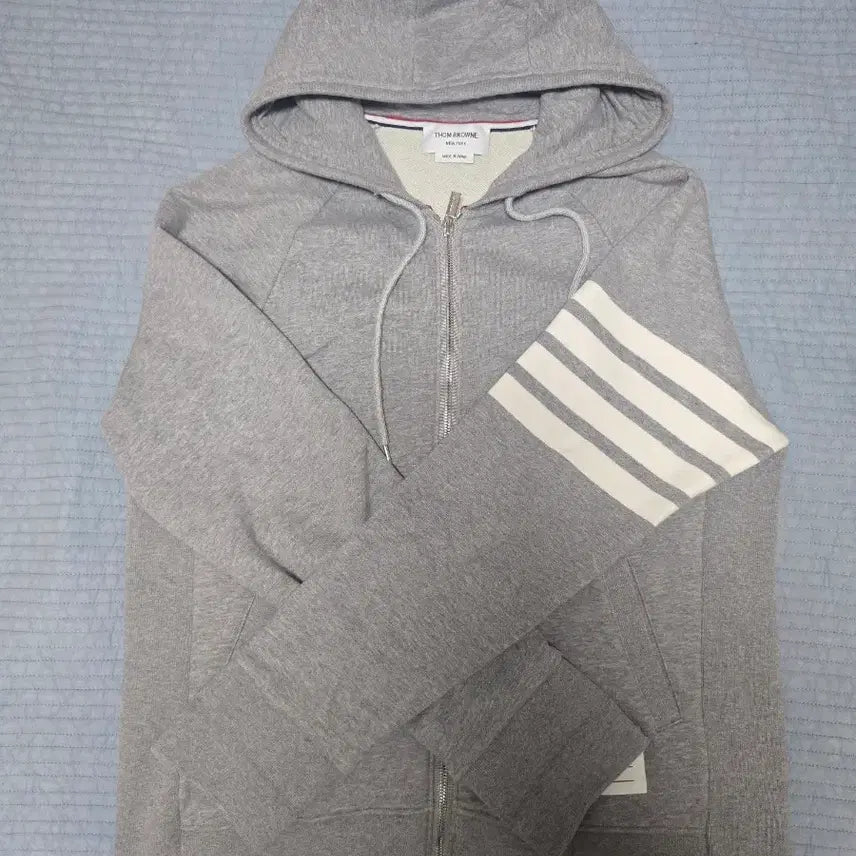 [BUNJANG] Thom Browne Grey Hoodie Zip-Up Size 5 / (S급/5)톰브라운 후드집업 5사이즈 정품
