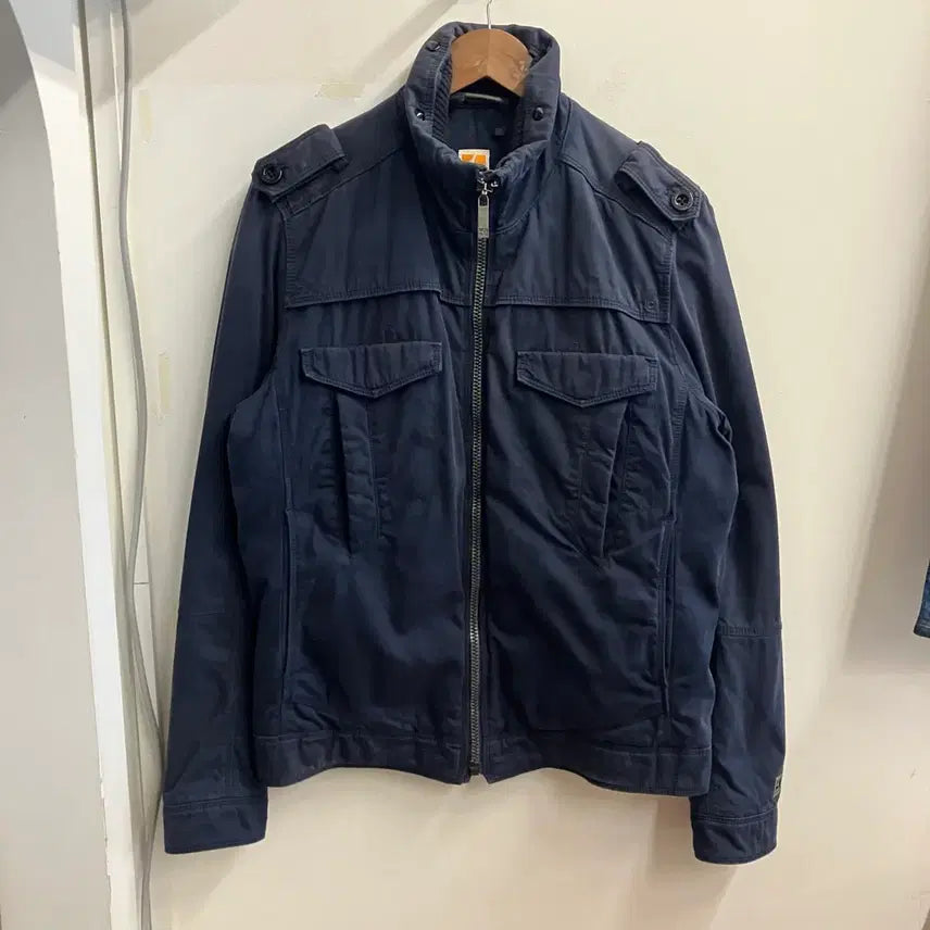 [BUNJANG] Hugo Boss Military Parka Jacket Navy / N153 휴고보스 밀리터리야상 자켓 네이비