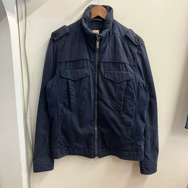 [BUNJANG] Hugo Boss Military Parka Jacket Navy / N153 휴고보스 밀리터리야상 자켓 네이비