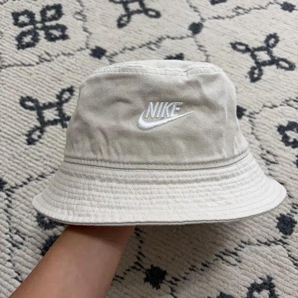 [BUNJANG] Nike Bucket Hat Beige / 나이키 버킷햇 베이지
